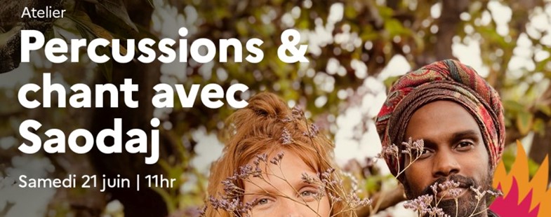 Atelier - Percussion & Chant avec Saodaj